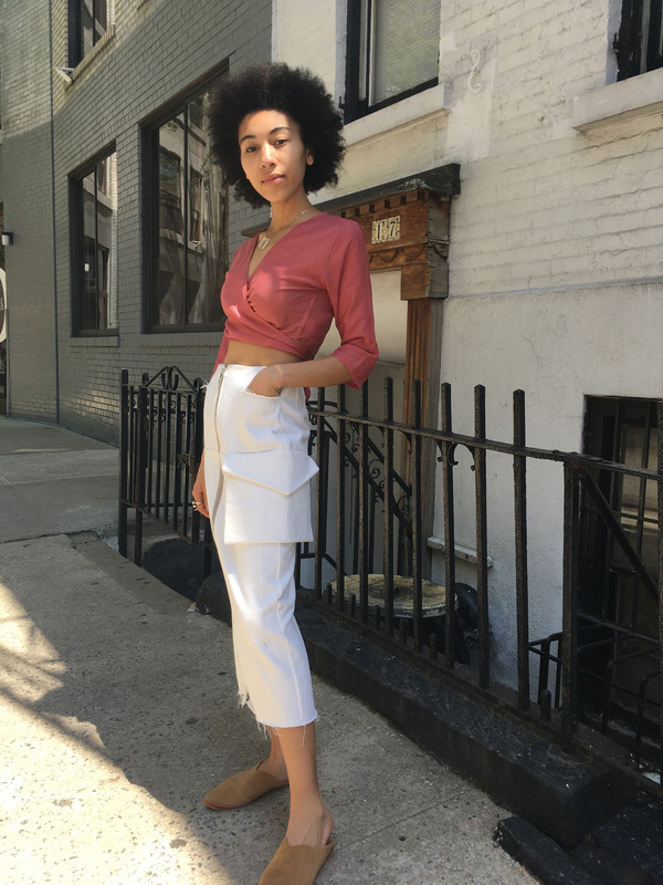 Alexa Stark White Denim Skirt Alexa Stark White Denim Skirt