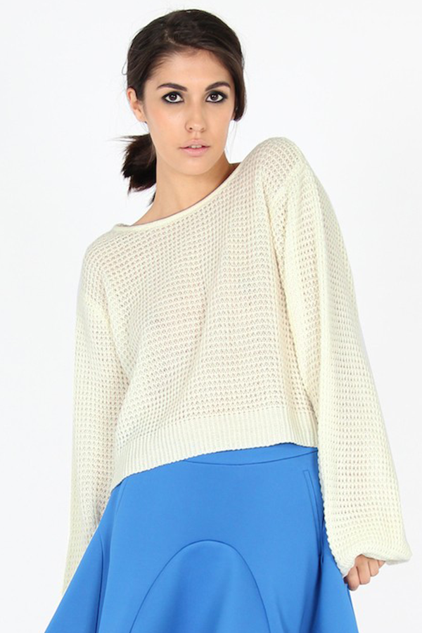 Pink Stitch Clover Sweater Pink Stitch Clover Sweater