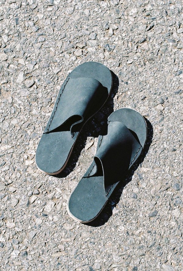 Laura Schoorl Heel Slide - black Laura Schoorl Heel Slide - black