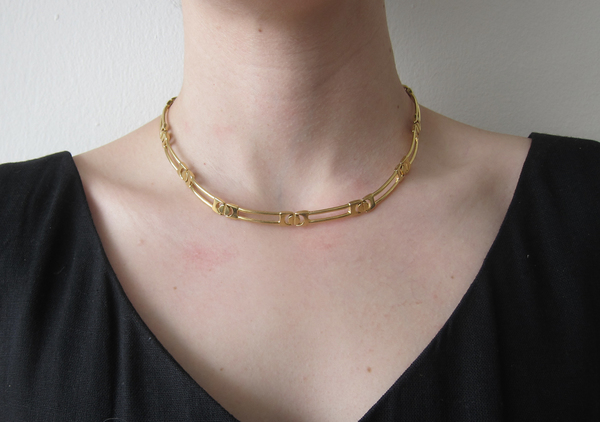 Gold bracelet/necklace set Gold bracelet/necklace set