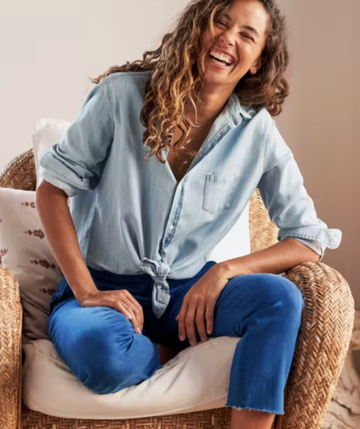 Frank Eileen Eileen Denim Shirt Blue Washed Garmentory