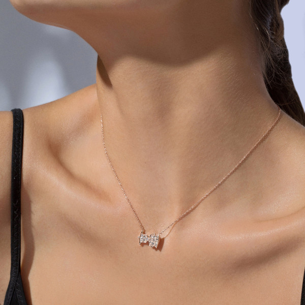 Shahla Karimi 14K Gold Sounds Necklace No. 4 - "Bonjour, Paris!" - Audrey Hepburn Shahla Karimi 14K Gold Sounds Necklace No. 4 - "Bonjour, Paris!" - Audrey Hepburn