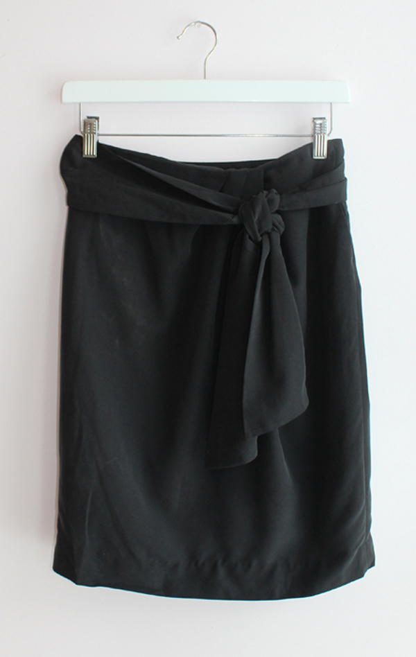 Eryn Brinie Black Tie Skirt Eryn Brinie Black Tie Skirt