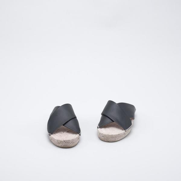 Soludos Criss Cross Platform - Black Soludos Criss Cross Platform - Black