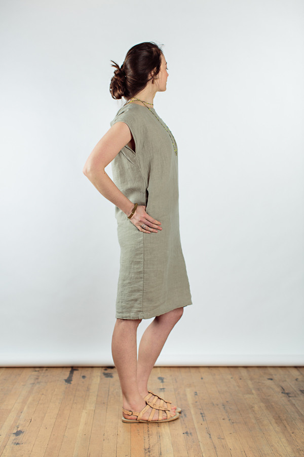 Black Crane back slit open dress Black Crane back slit open dress