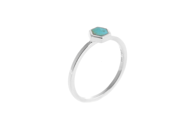 Shahla Karimi Mini Honey Ring with Turquoise Shahla Karimi Mini Honey Ring with Turquoise