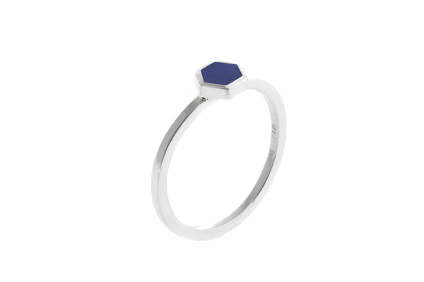 Shahla Karimi Mini Honey Ring with Lapis Shahla Karimi Mini Honey Ring with Lapis