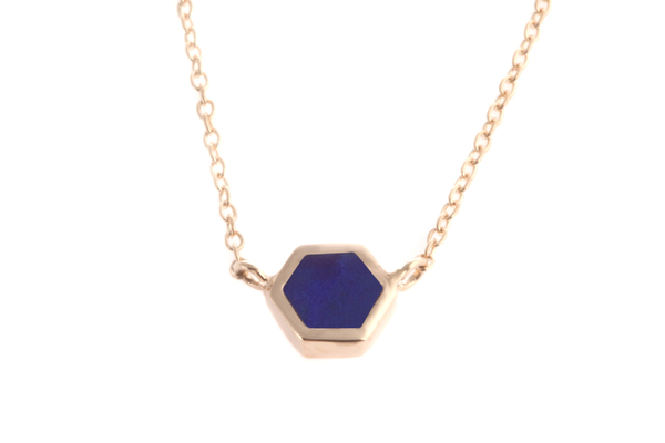 Shahla Karimi Mini Honey Necklace with Lapis Shahla Karimi Mini Honey Necklace with Lapis