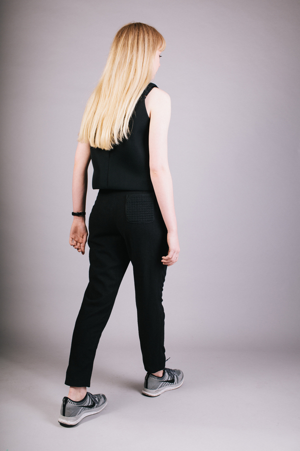 Livia Arena Quilt Pocket Trousers Livia Arena Quilt Pocket Trousers