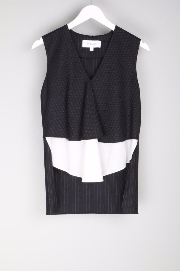 10 Crosby by Derek Lam Tiered V Neck Top 10 Crosby by Derek Lam Tiered V Neck Top