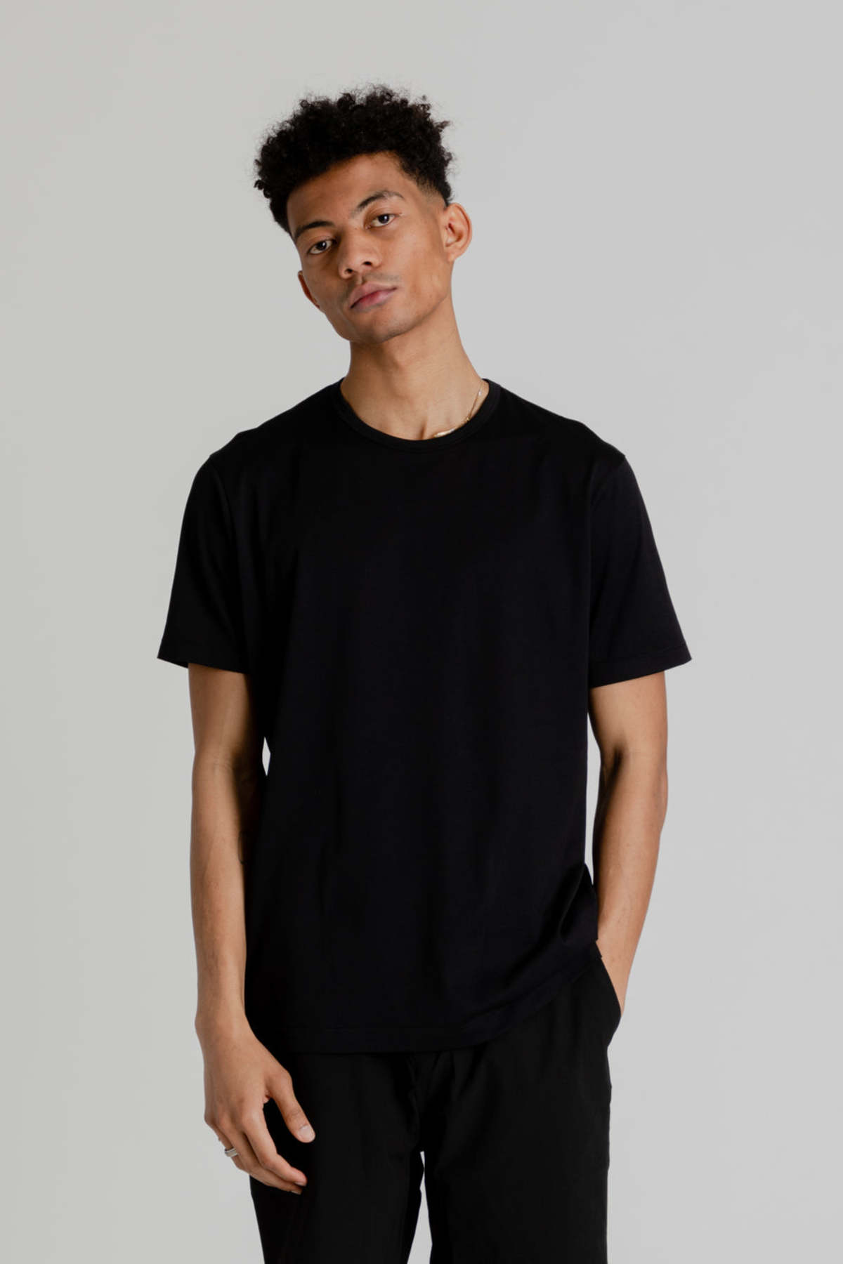 Sunspel Classic T-Shirt - Black 