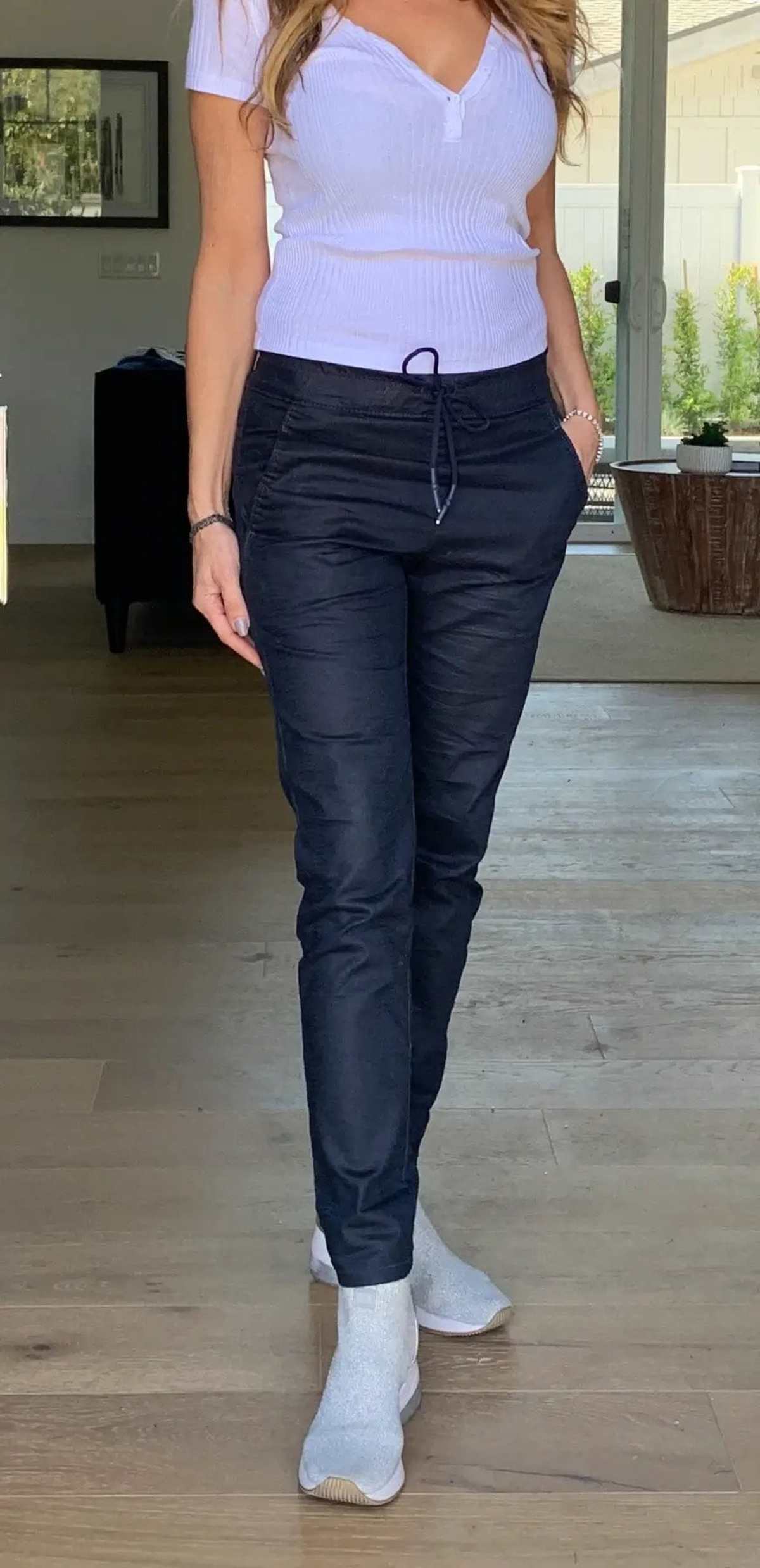 Bevy Flog Shely Pant - Navy Snake 