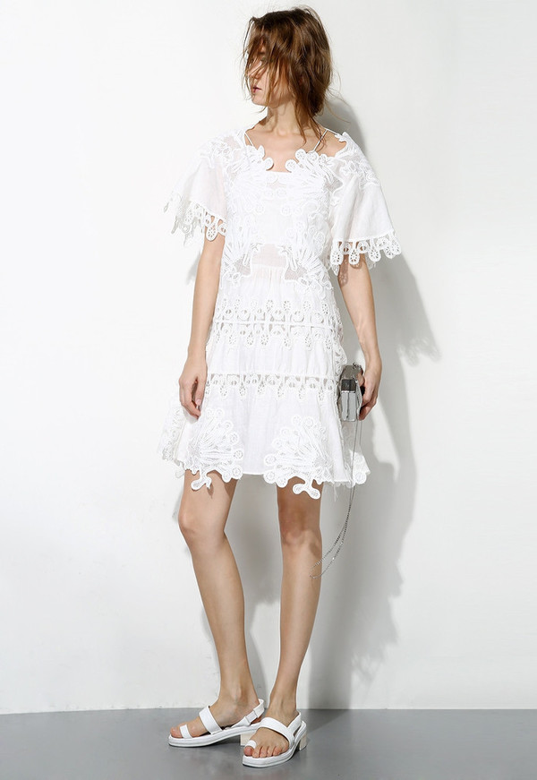 Few Moda Fairy 3D Floral Lace Dress Few Moda Fairy 3D Floral Lace Dress