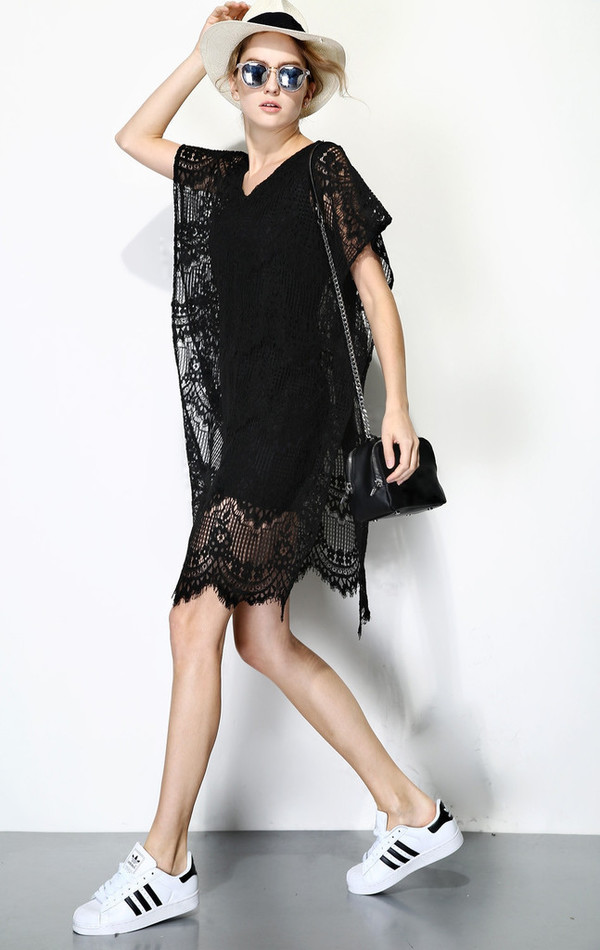 Few Moda Lace Hem Dress Few Moda Lace Hem Dress