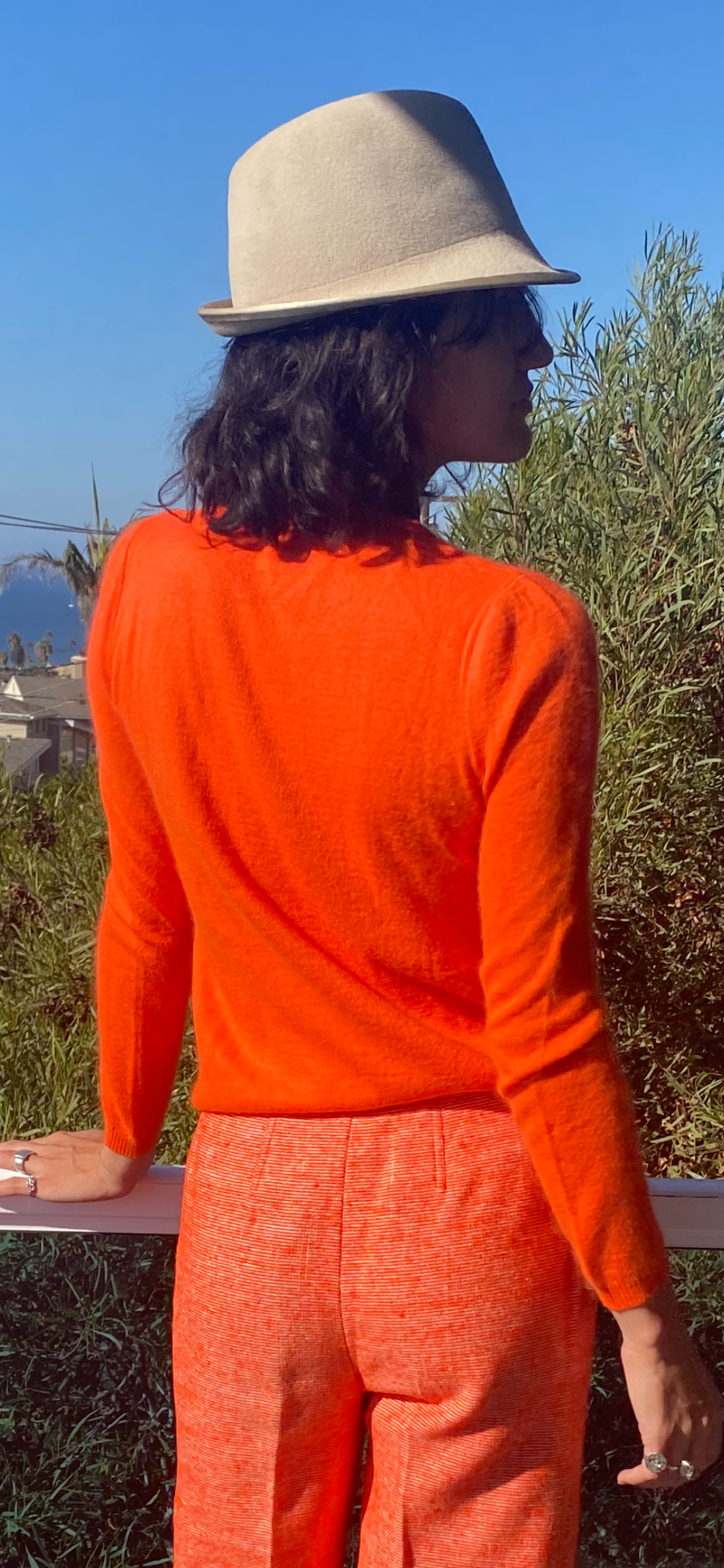 Vintage Courreges Sweater - Orange 