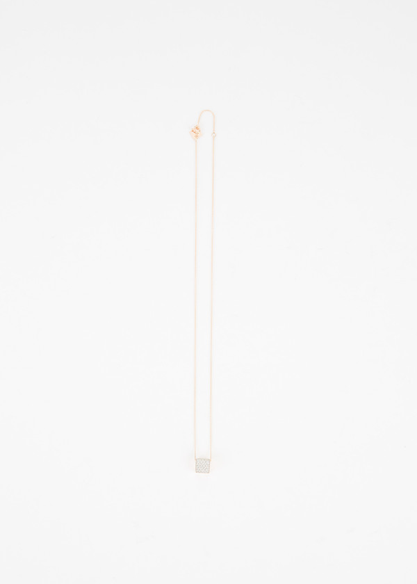 Ginette NY Diamond Ever Square Necklace Ginette NY Diamond Ever Square Necklace