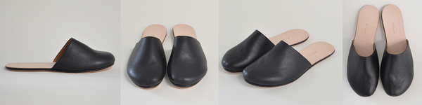 The Palatines "cognitio" slide slipper | black The Palatines "cognitio" slide slipper | black