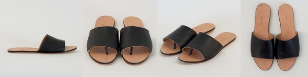 The Palatines "caelum" slide sandal | black The Palatines "caelum" slide sandal | black