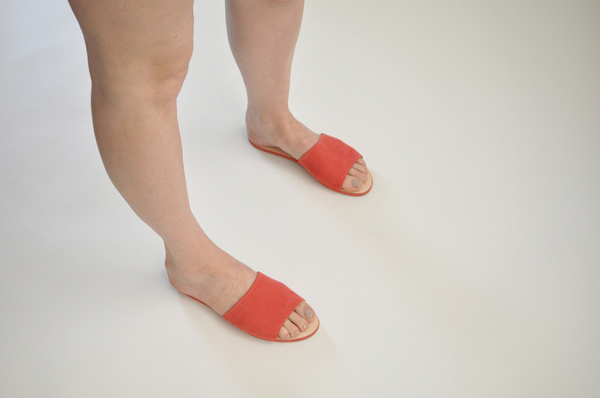 The Palatines "caelum" slide sandal | tomato The Palatines "caelum" slide sandal | tomato