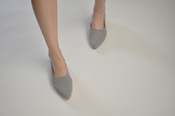 The Palatines "paratus" high vamp wedge | gray The Palatines "paratus" high vamp wedge | gray