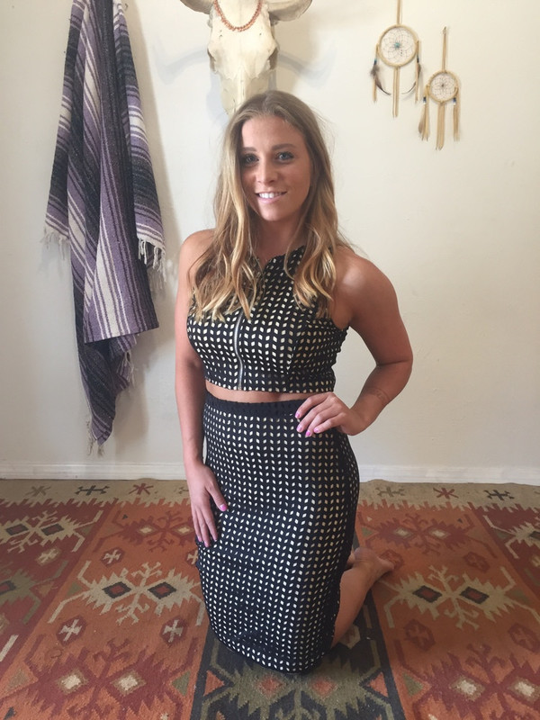 Whitney Eve Manfern Cut-out Pencil Skirt Whitney Eve Manfern Cut-out Pencil Skirt