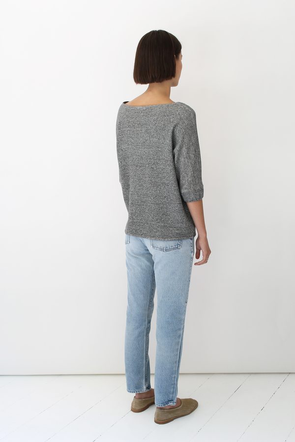 DELPHINE Ernesta top | charcoal DELPHINE Ernesta top | charcoal
