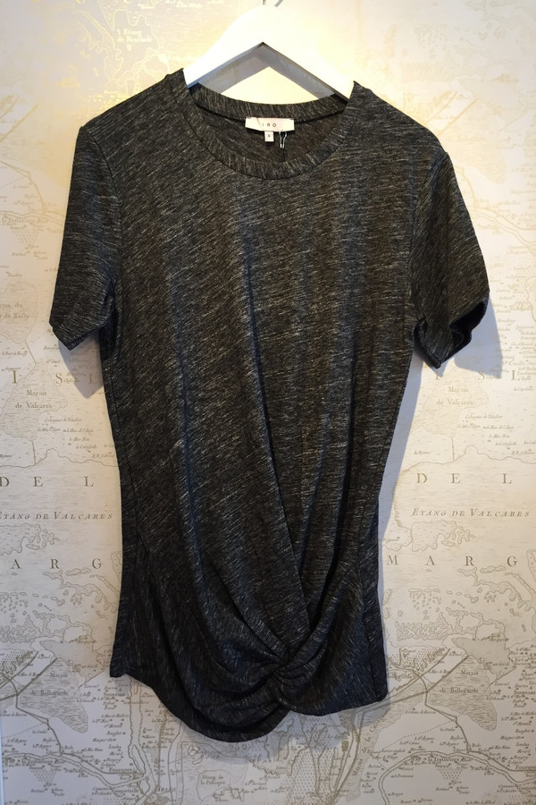 IRO Leticia Heathered Knot Tee IRO Leticia Heathered Knot Tee