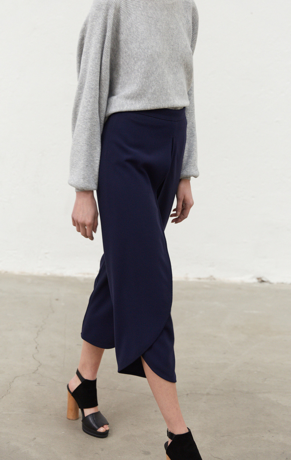 Rodebjer Nala Crepe Trouser - Midnight 