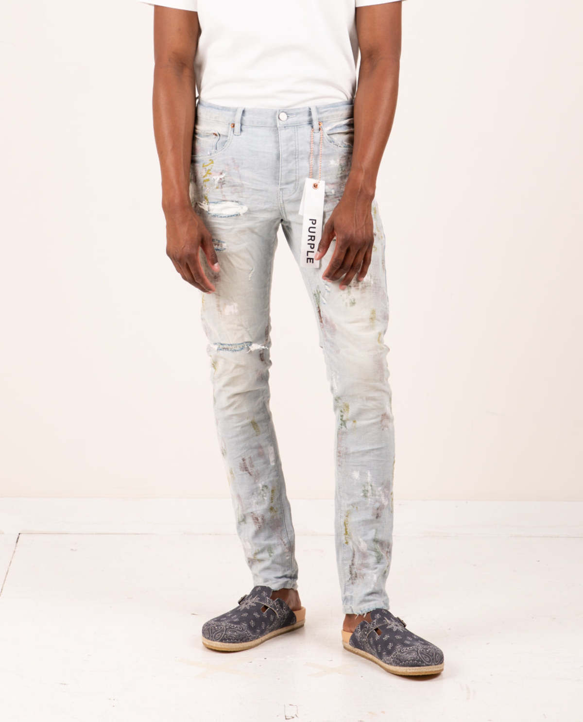 Purple Brand P001 Low Rise Skinny 