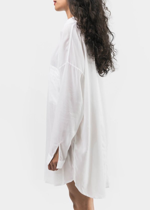 Suzanne Rae - Oversized Button Back Collared Shirt Suzanne Rae - Oversized Button Back Collared Shirt