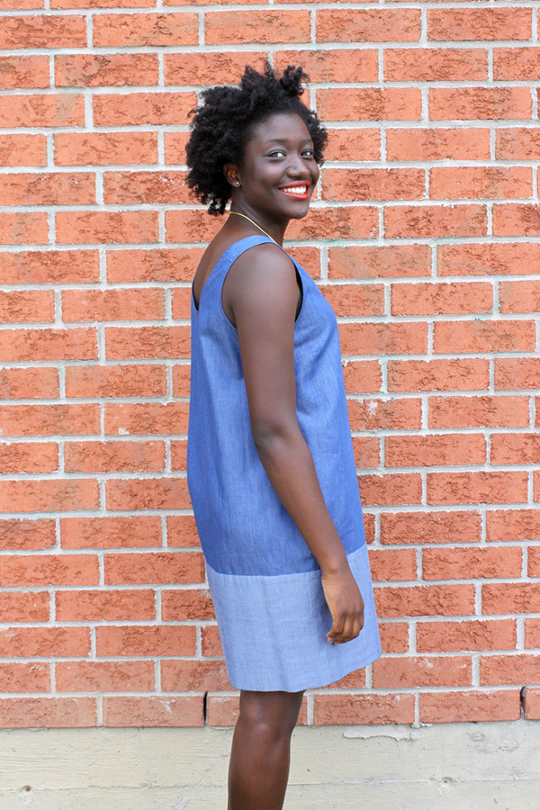 Amanda Moss Benny Dress Blue Denim Amanda Moss Benny Dress Blue Denim