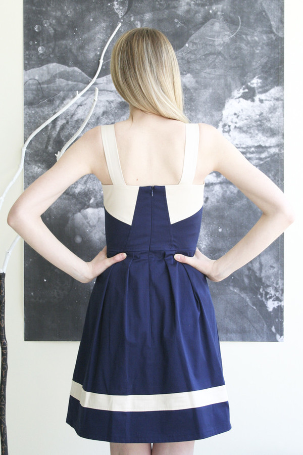 Birds of North America Bittern Dress (Navy) Birds of North America Bittern Dress (Navy)