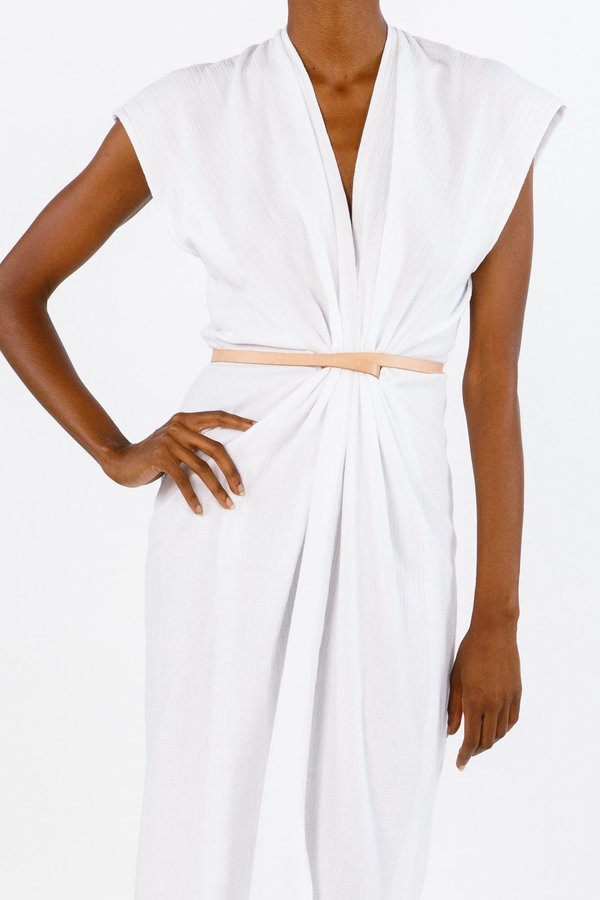 Miranda Bennett White Vision Dress, Double Gauze Miranda Bennett White Vision Dress, Double Gauze
