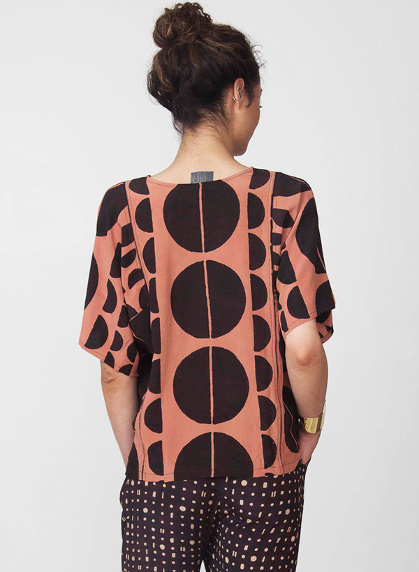 Seek Collective Jynne Top | black eclipse print Seek Collective Jynne Top | black eclipse print