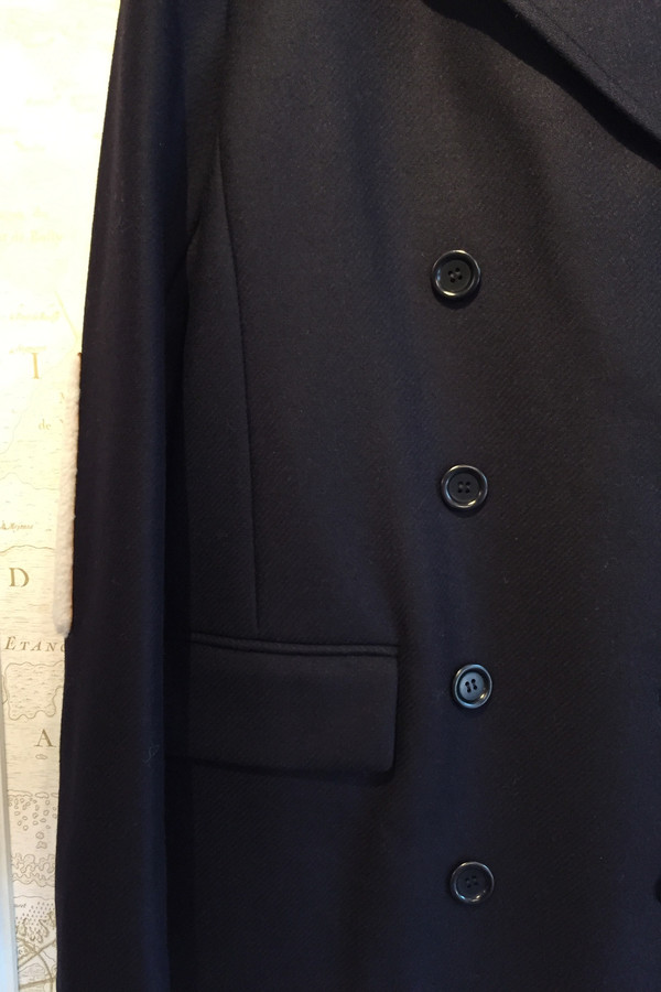 Tibi 'Esquire' coat with Alpaca patches Tibi 'Esquire' coat with Alpaca patches