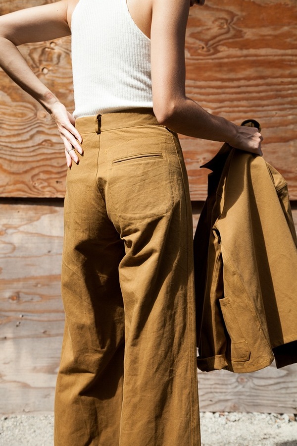 Caron Callahan Stewart Pant | cotton/linen twill Caron Callahan Stewart Pant | cotton/linen twill