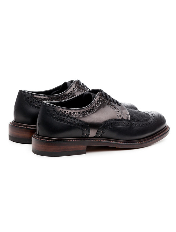 Robert Clergerie Roelp Derbies Black/Gunmetal Robert Clergerie Roelp Derbies Black/Gunmetal