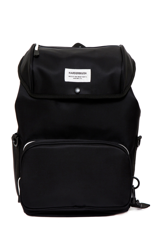 HARDERBRUSH Line Union Heavy-T BackPack | Black HARDERBRUSH Line Union Heavy-T BackPack | Black