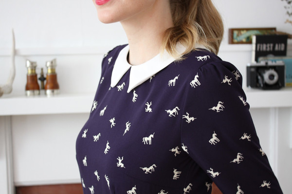 Birds of North America Pygmy Owl Dress (Unicorns) Birds of North America Pygmy Owl Dress (Unicorns)