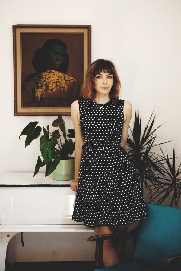 Birds of North America Antbird Dress Black Triangles Birds of North America Antbird Dress Black Triangles