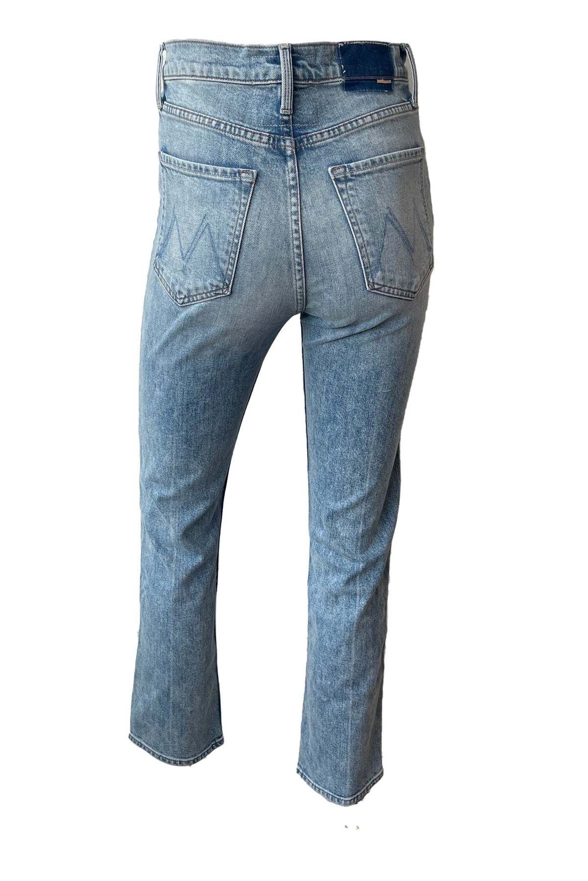 Mother Denim High Waisted Rider Ankle Jeans Salt of the Earth