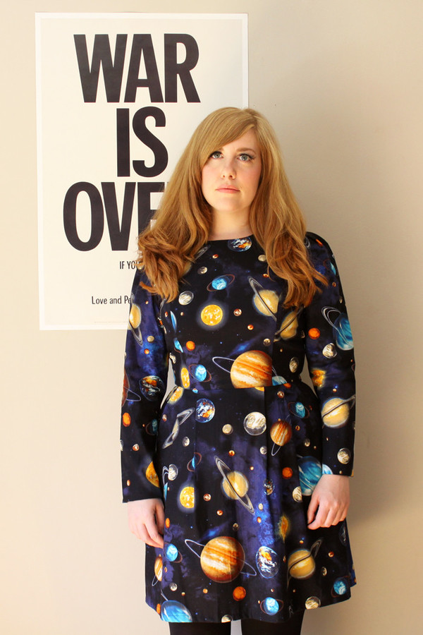 Birds of North America Puffbird Dress (Universe) Birds of North America Puffbird Dress (Universe)
