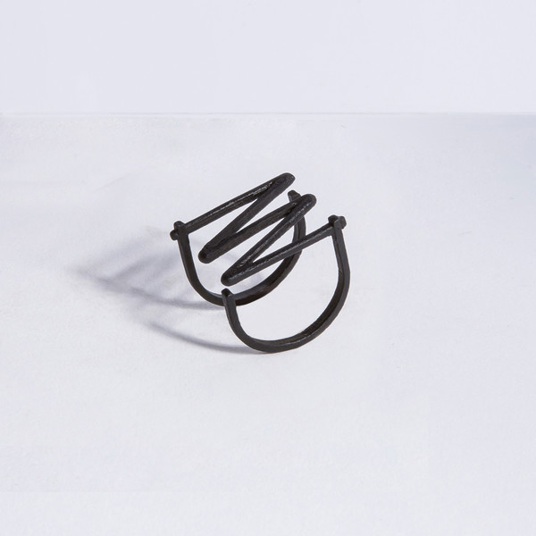 Metalepsis Projects Frequency Ring | matte black Metalepsis Projects Frequency Ring | matte black