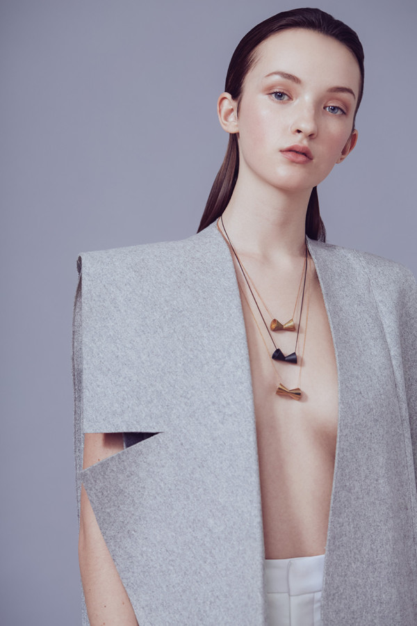 Metalepsis Projects Megaphone necklace | unfinished bronze Metalepsis Projects Megaphone necklace | unfinished bronze