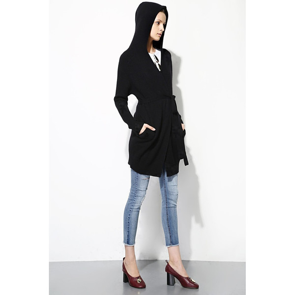 FEW MODA Cashmere Hoodie Cardigan FEW MODA Cashmere Hoodie Cardigan