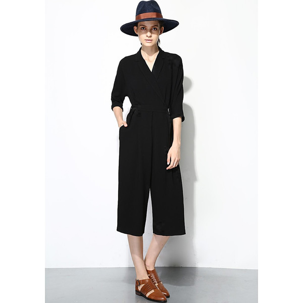 FEW MODA Minimalist Belted Jumpsuit FEW MODA Minimalist Belted Jumpsuit