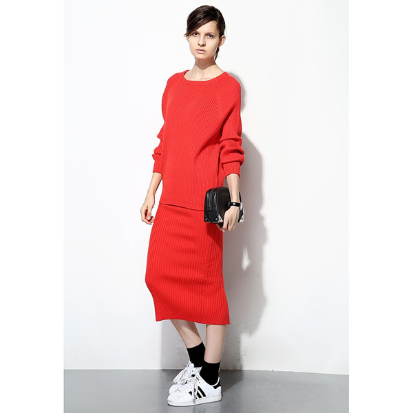 FEW MODA Sporty Knitted Dress Set FEW MODA Sporty Knitted Dress Set