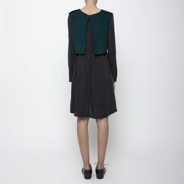 7115 by Szeki WOOL VEST DRESS 7115 by Szeki WOOL VEST DRESS