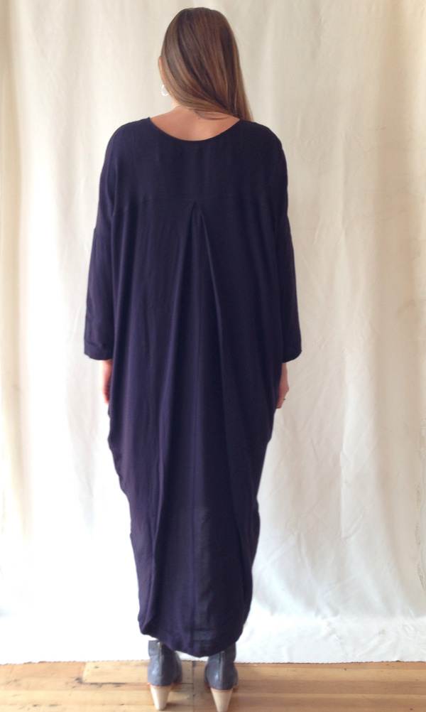 Black Crane Cocoon Dress Black Crane Cocoon Dress