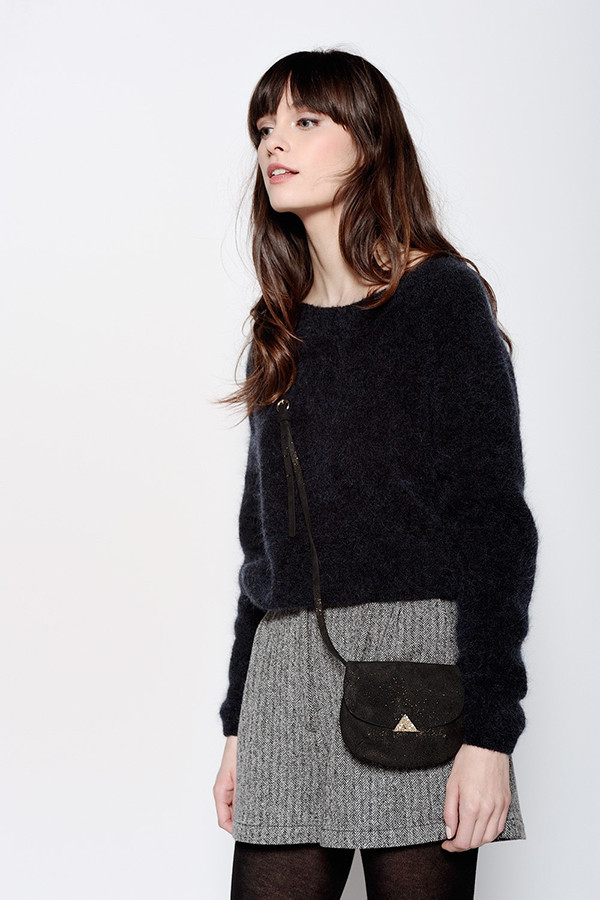 DES PETITS HAUTS ALBERTINE NAVY SWEATER DES PETITS HAUTS ALBERTINE NAVY SWEATER